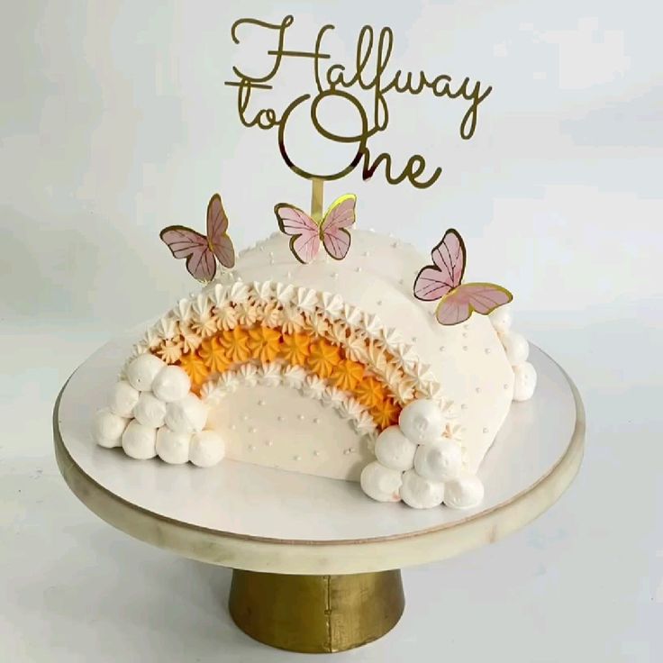Half Birthday Cake