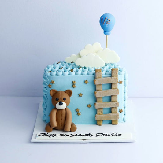 6 Months Birthday Cake (97)