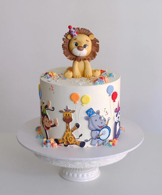 Animal Theme Cake