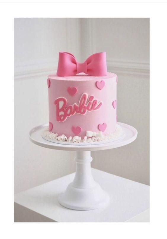 Barbie Girl Theme Cake Design 2
