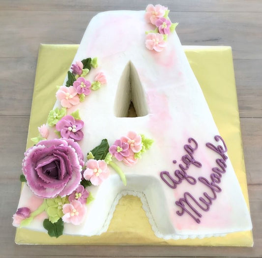 Alphabet Cake design ( 11 )