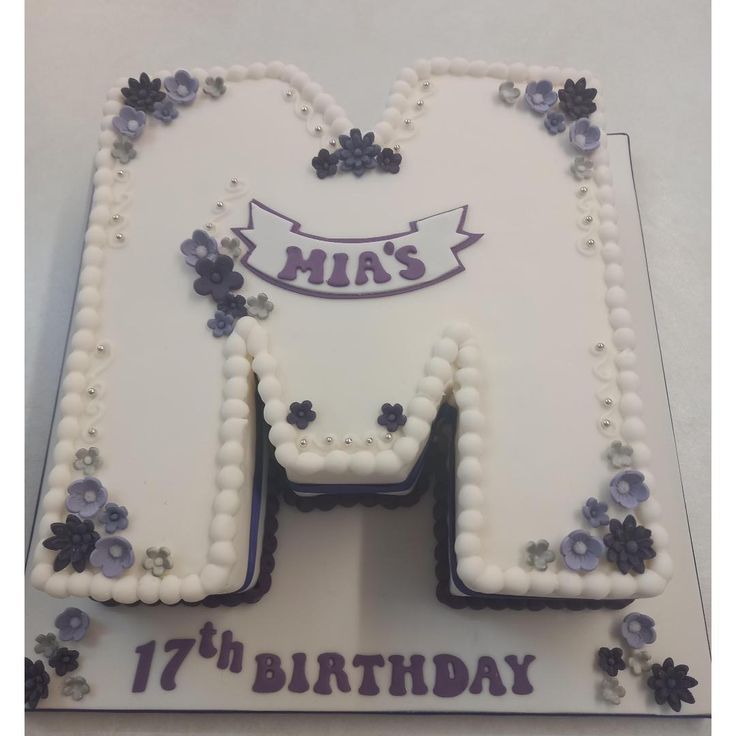 Alphabet Cake design ( 10 )