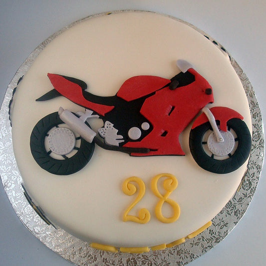 Biker theme cake design ( 5 )