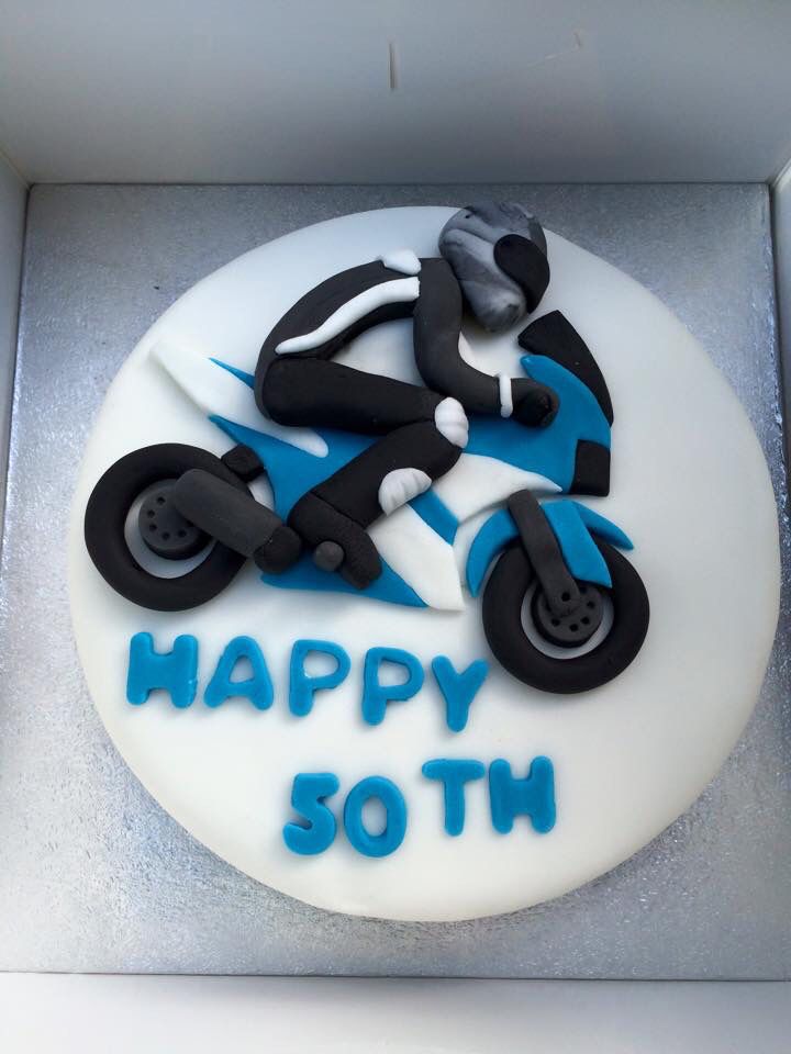 Biker theme cake design ( 6 )
