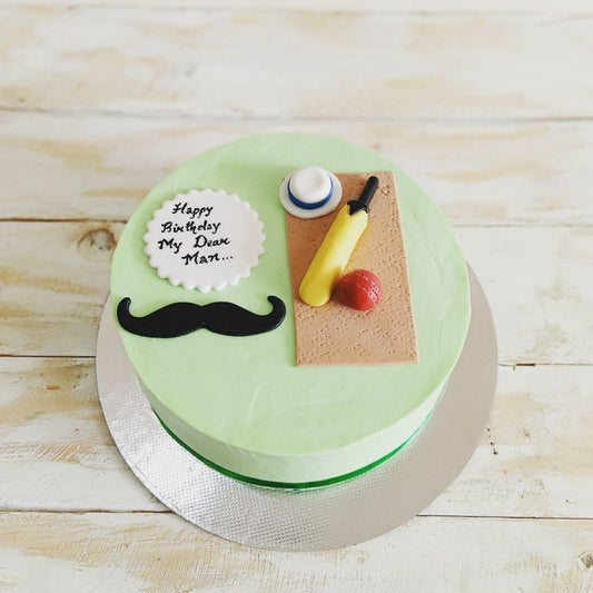 Cricket theme cake design ( 7 )