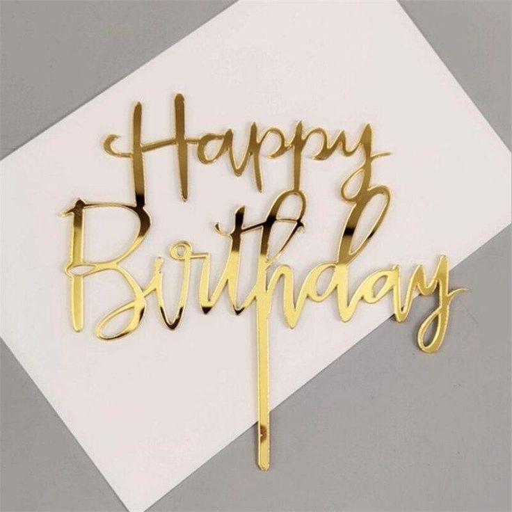 Big Birthday Topper – British Bakes