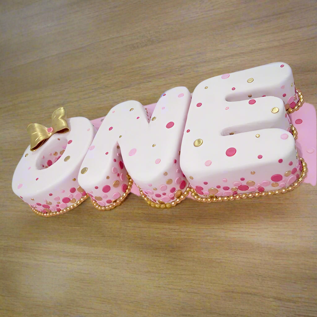 Alphabet Cake design ( 7 )