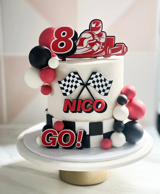 F1 car theme cake design ( 46 )