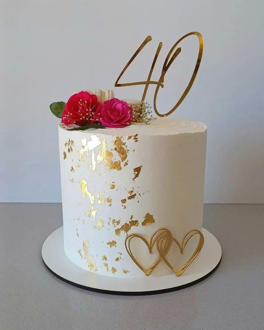 40th Birthday Cake Design 5