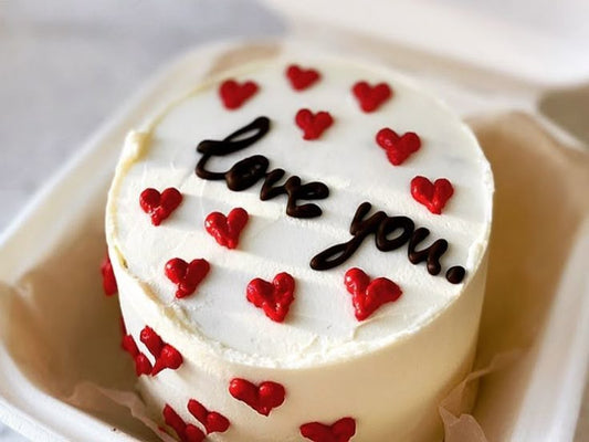 Valentine's day cake design 1