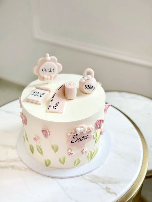 New Born Baby Cake Design 5