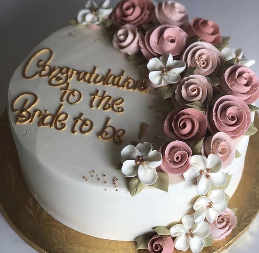 Bride to be cake design ( 26 )