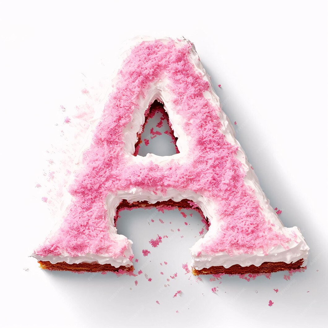 Alphabet Cake design ( 23 )