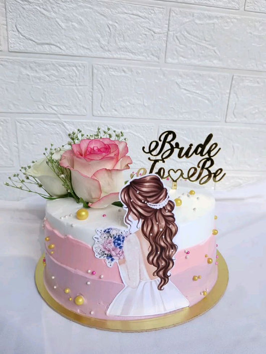 Customize cake for bride