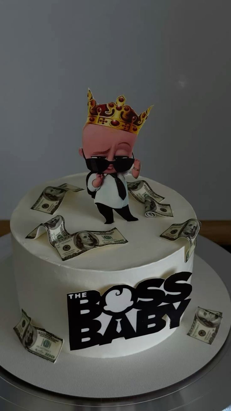 Boss Baby Theme Cake Design 11