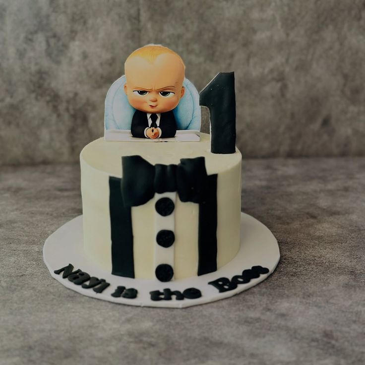 Boss Baby Theme Cake Design 2