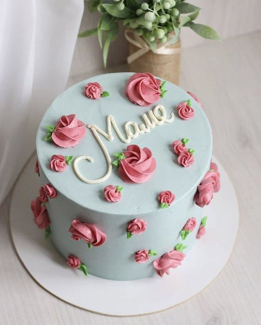 Cake for mother design ( 7 )