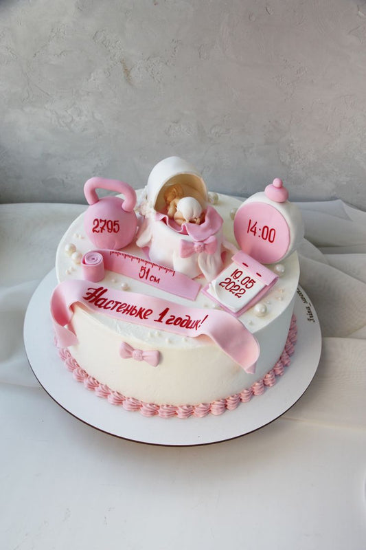 New Born Baby Cake Design 6