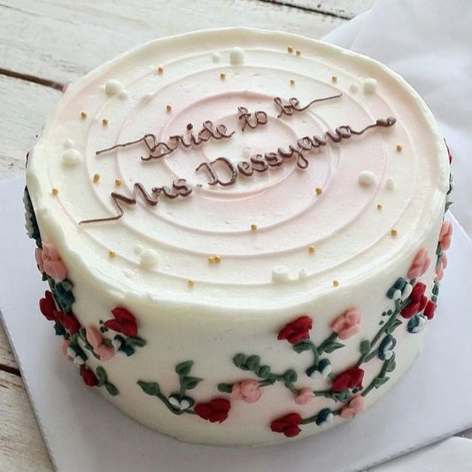 Bride to be cake design ( 32 )