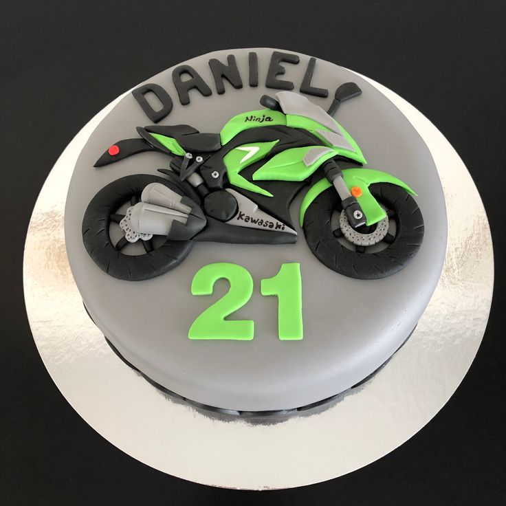 Biker theme cake design ( 15 )