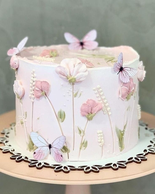 Butterfly theme cake design ( 16 )