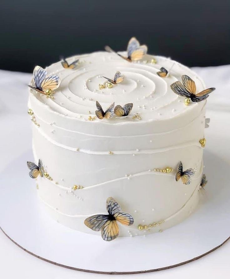 Butterfly theme cake design ( 24 )
