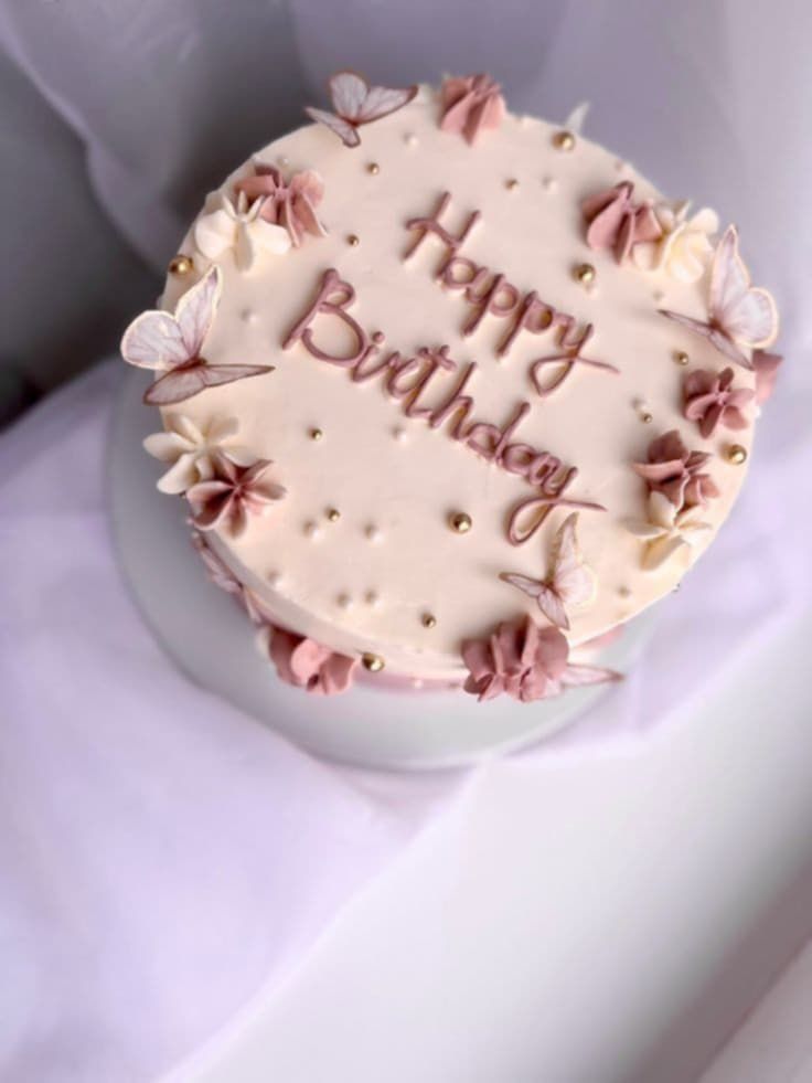 Butterfly theme cake design ( 37 )
