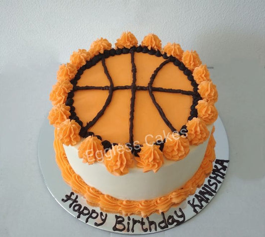 Basketball theme cake design ( 2 )