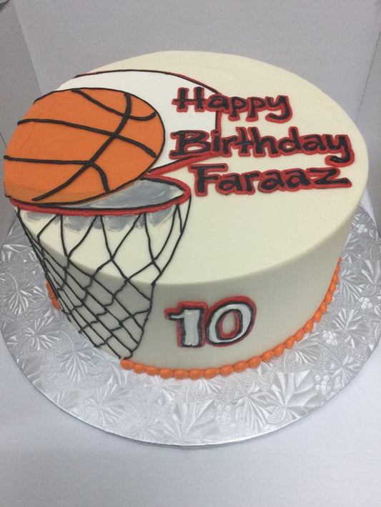 Basketball theme cake design ( 5 )