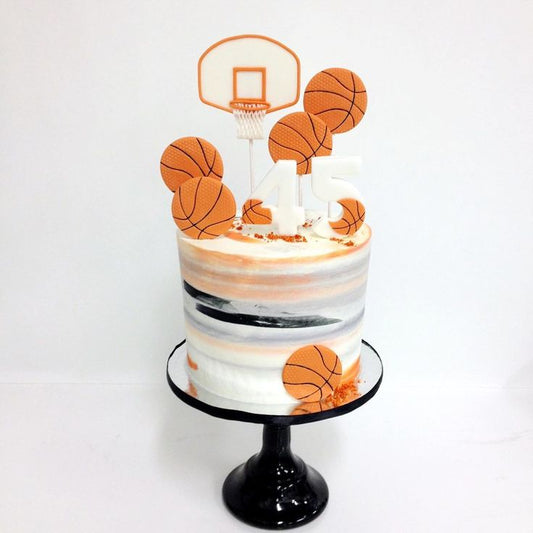 Basketball theme cake design ( 14 )