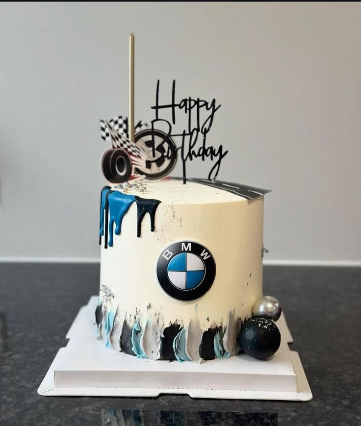 BMW theme cake design ( 32 )