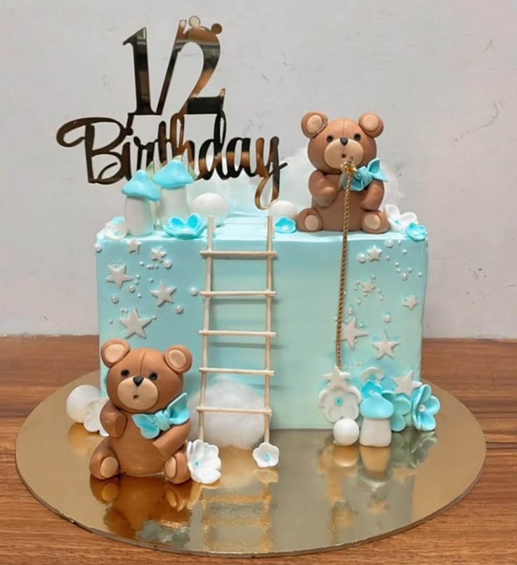 6 Months Birthday Cake (60)
