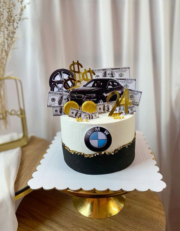 BMW theme cake design ( 34 )