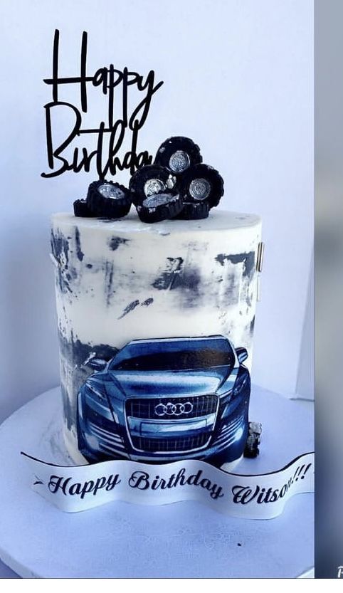 Audi car theme cake design ( 44 )