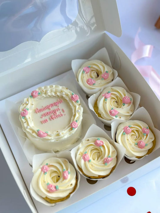 Yummy Bento Box: Cake  Five Flavorful Cupcakes