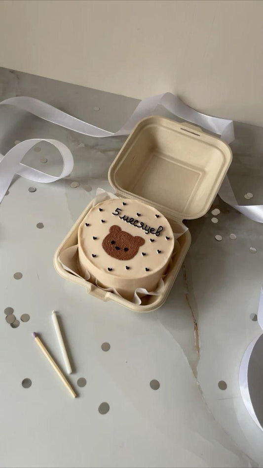 Bento cake for 5 months baby birthday celebration