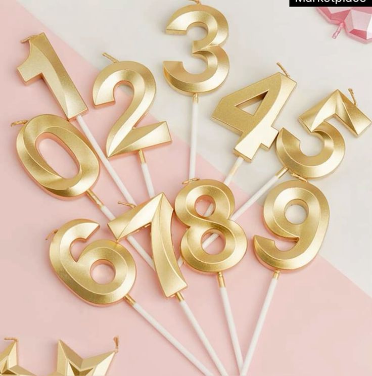 Golden Number Candle