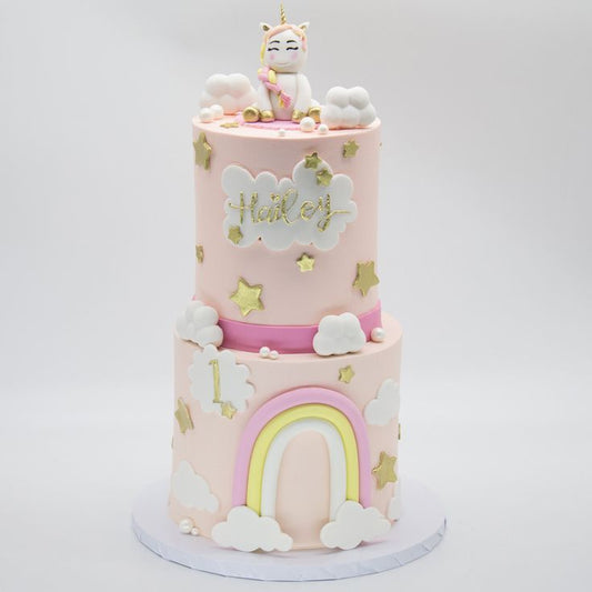 1st birthday cake for baby girl ( 22 )