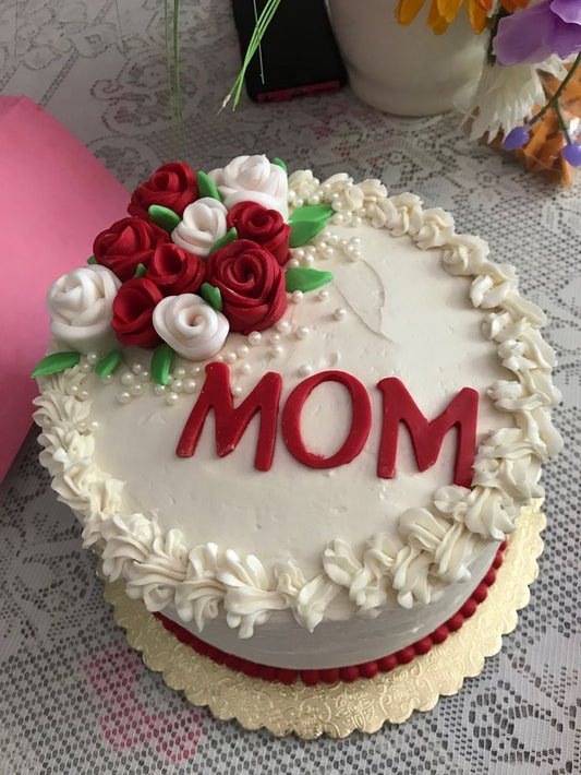 Cake for mother design ( 25 )