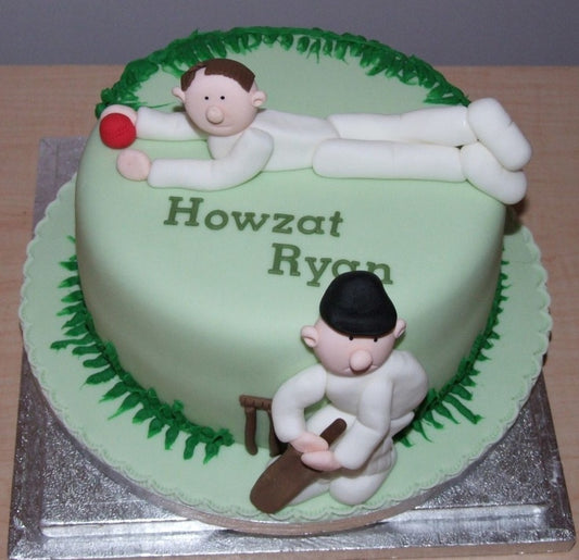 Cricket theme cake design ( 14 )