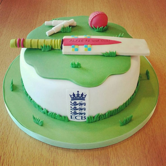 Cricket theme cake design ( 21 )