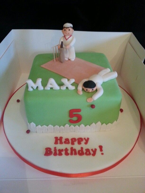 Cricket theme cake design ( 39 )