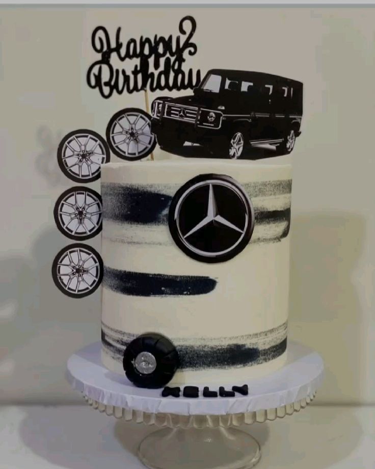 G WAGON theme cake for birthday
