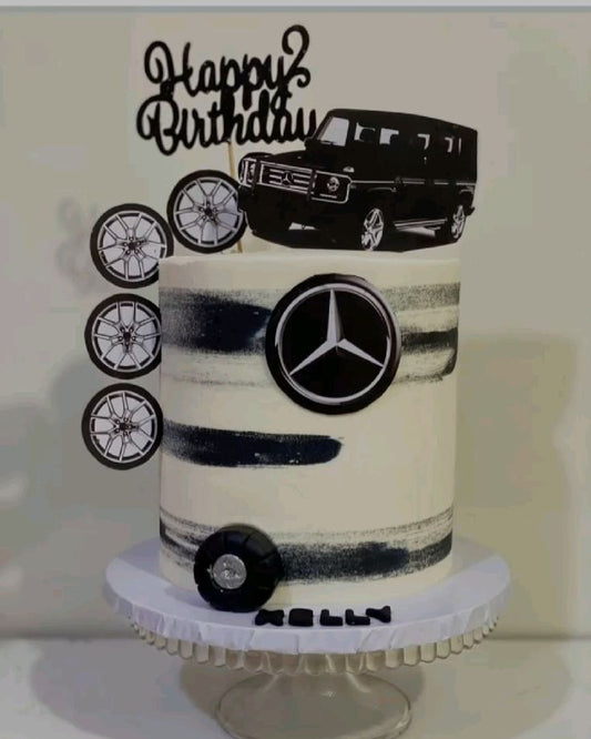 G WAGON theme cake for birthday