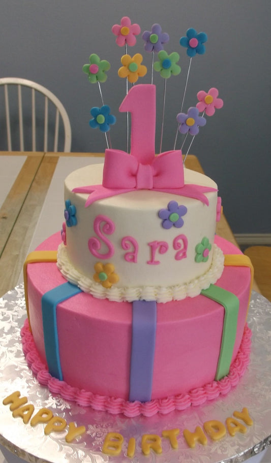 1st birthday cake for baby girl ( 23 )