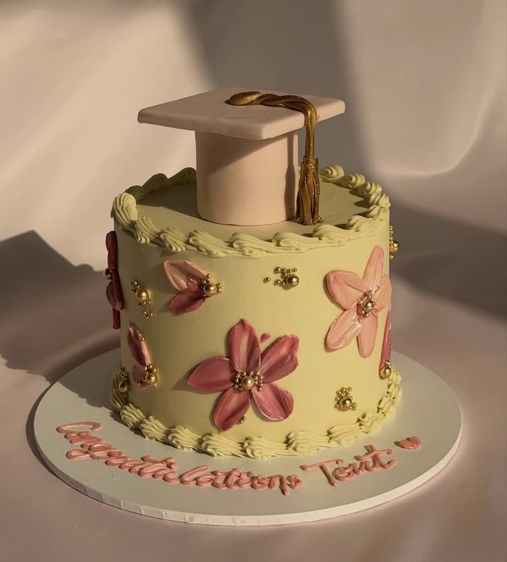 Congratulation Theme Cake Design 4