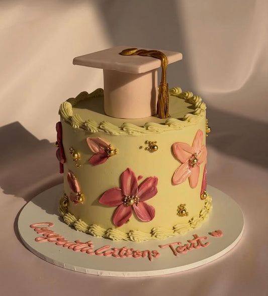 Congratulation Theme Cake Design 4